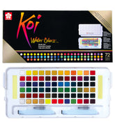 Pocket Sketch Box Sakura Koi Watercolor Field 72 Color Set